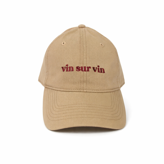 Casquette vin sur vin