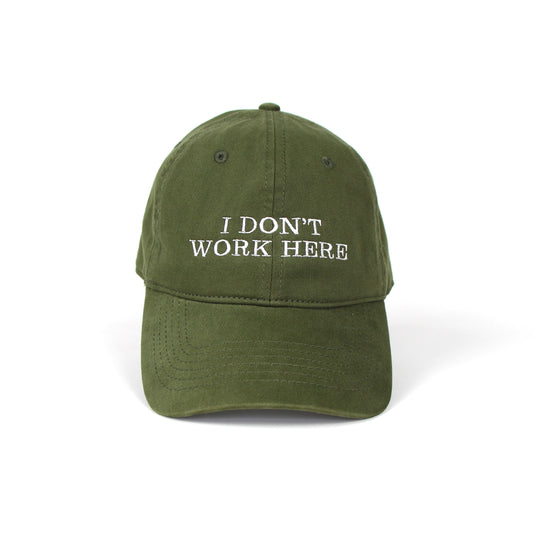 Casquette i don't work here
